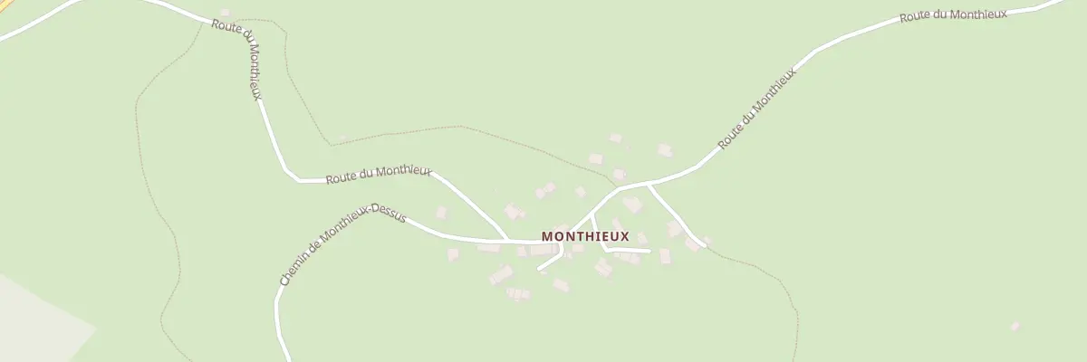 Plan du 864 Rte du Monthieux à Novalaise