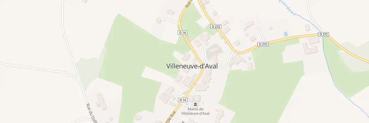 Plan du 2 Rue du Pont à Villeneuve-d’Aval