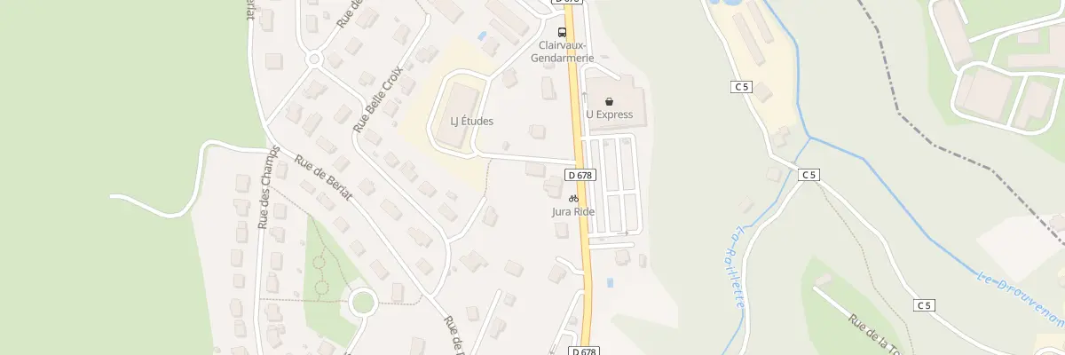 Plan du 19 Rte de Lons-le-saunier à Clairvaux-les-Lacs