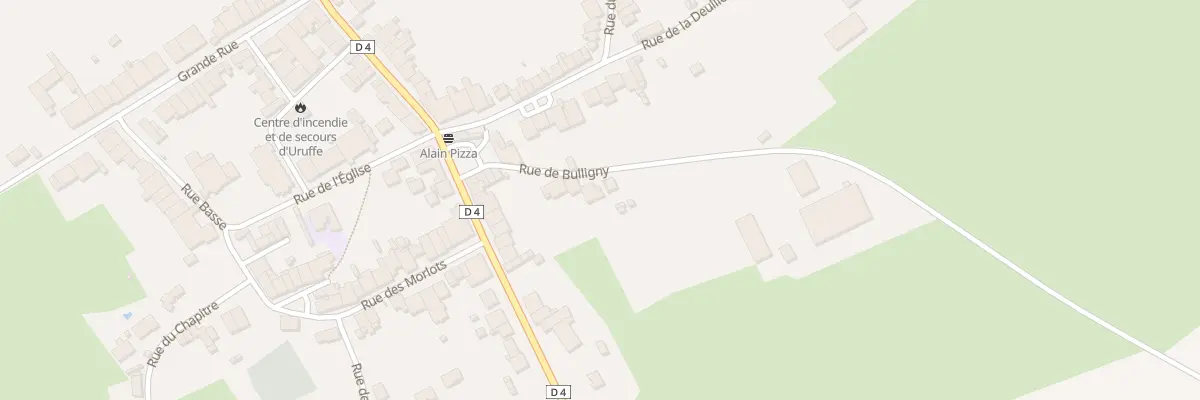 Plan du 10 Rue de Bulligny à Uruffe