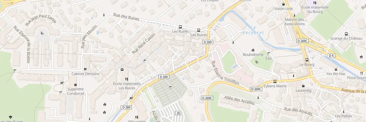 Plan du 8 Rue Joseph Fourier à Eybens