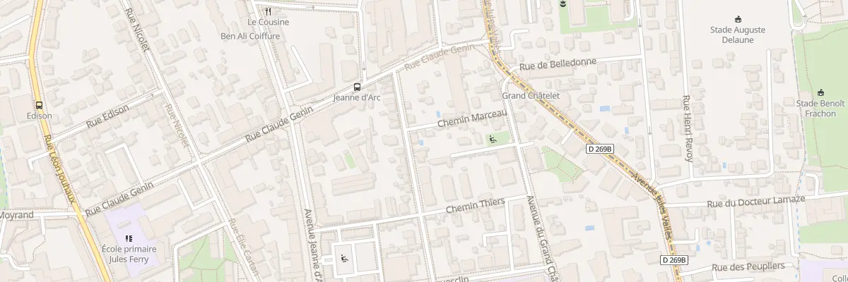 Plan du 11 Che Marceau à Grenoble