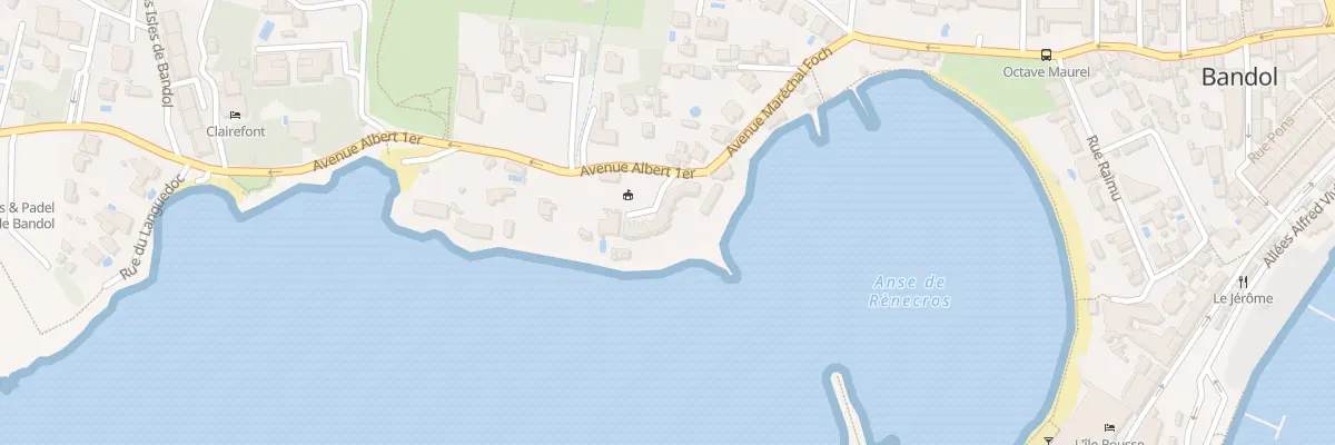Plan du 187 Av Albert 1 Er à Bandol