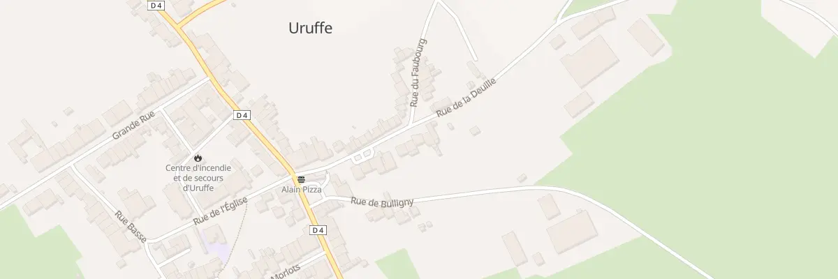 Plan du 12 Rue de la Deuille à Uruffe