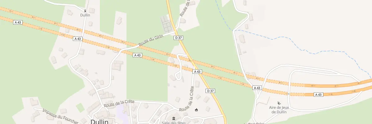 Plan du 195 Rte d’Ayn à Dullin