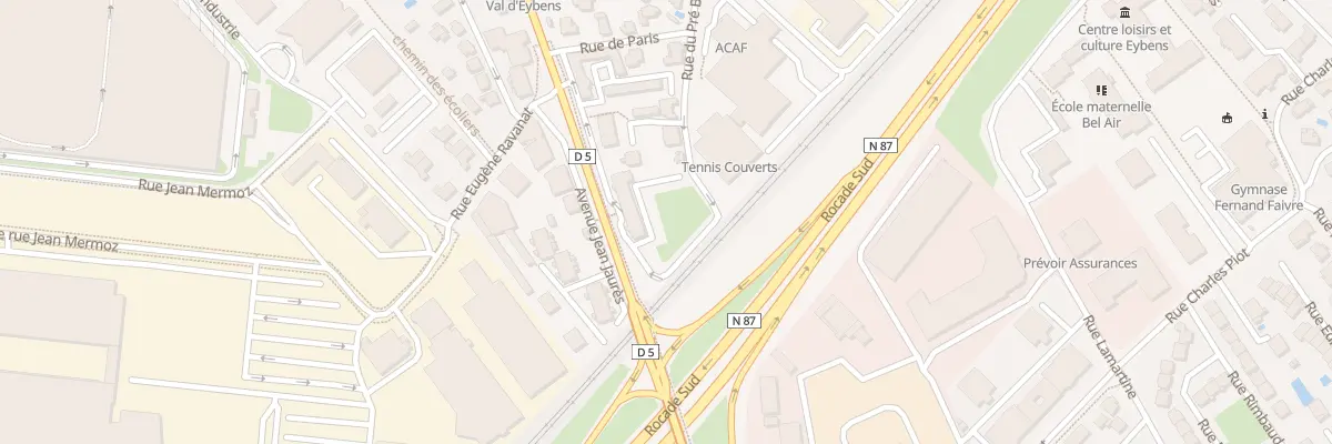 Plan du 69 Av Jean Jaures à Eybens