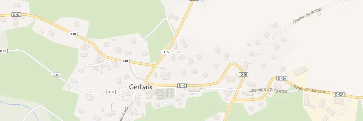 Plan du 34 Imp des Granges à Gerbaix