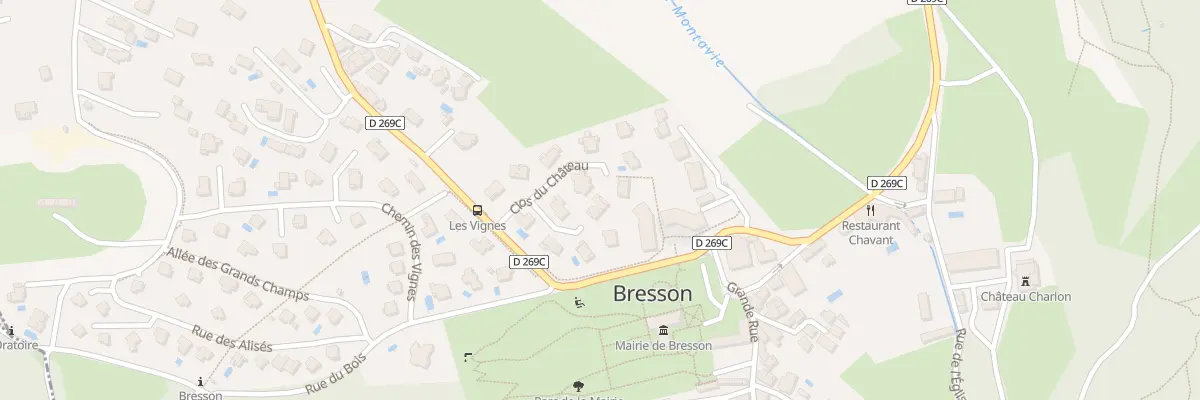 Plan du 10 Lot Clos du Chateau à Bresson
