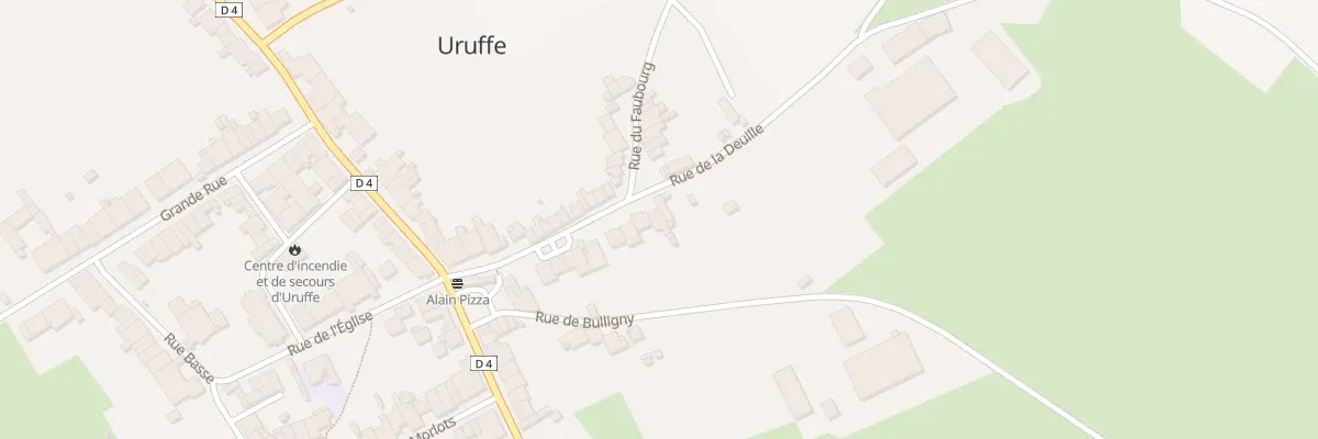 Plan du 14 Rue de la Deuille à Uruffe