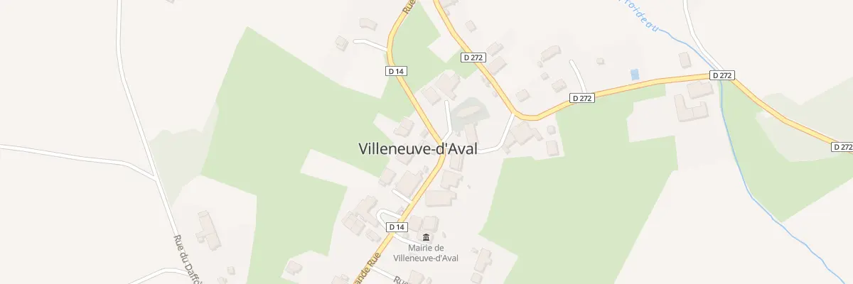 Plan du 1 Rue du Pont à Villeneuve-d’Aval