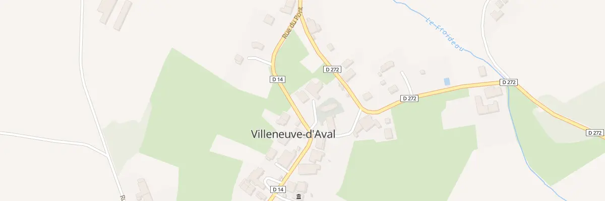 Plan du 3 Rue du Pont à Villeneuve-d’Aval