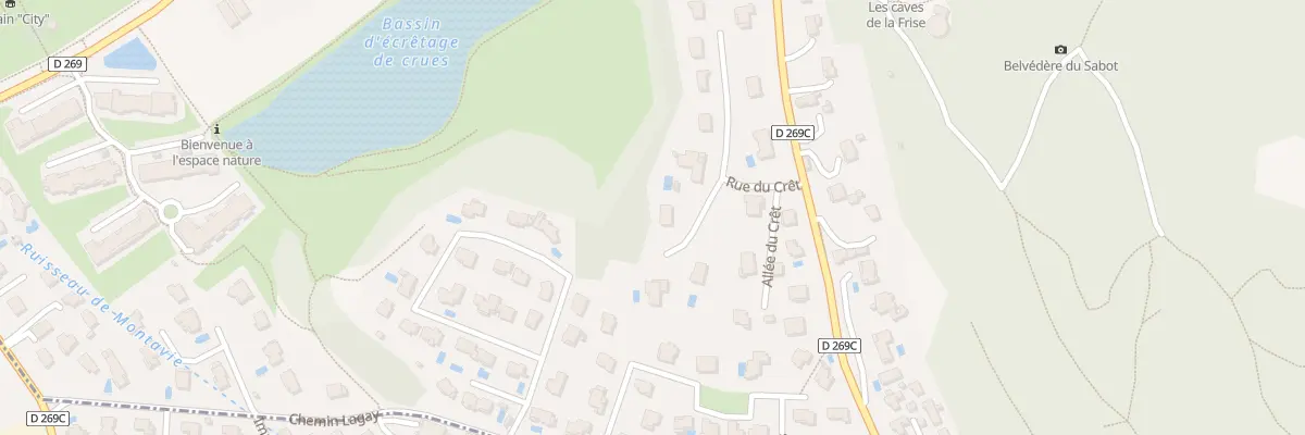 Plan du 8 Rue du Cret à Eybens