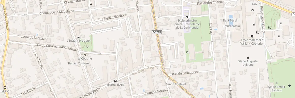 Plan du 39 Che de la Blanchisserie à Grenoble