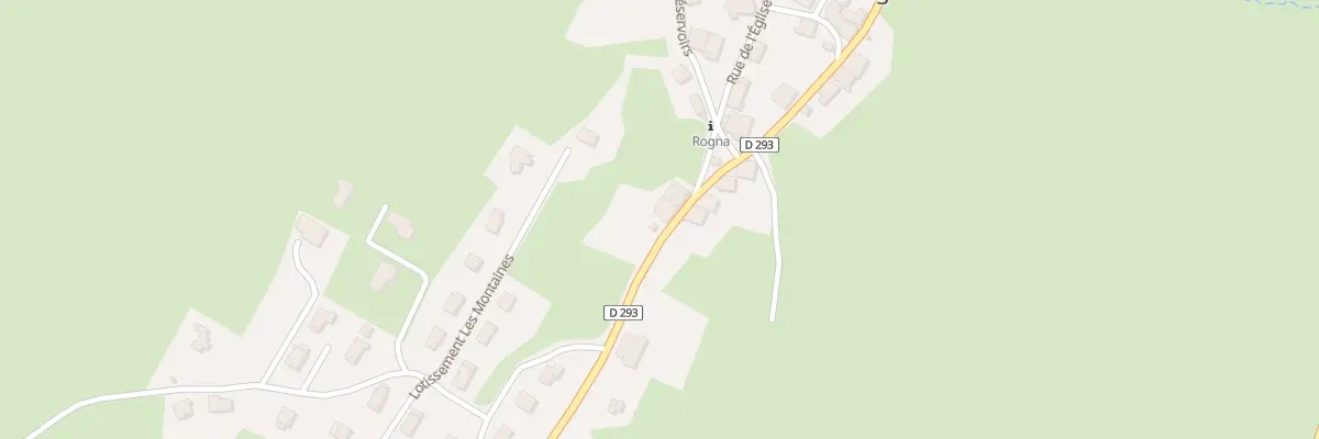 Plan du 1 Rte de Viry à Rogna