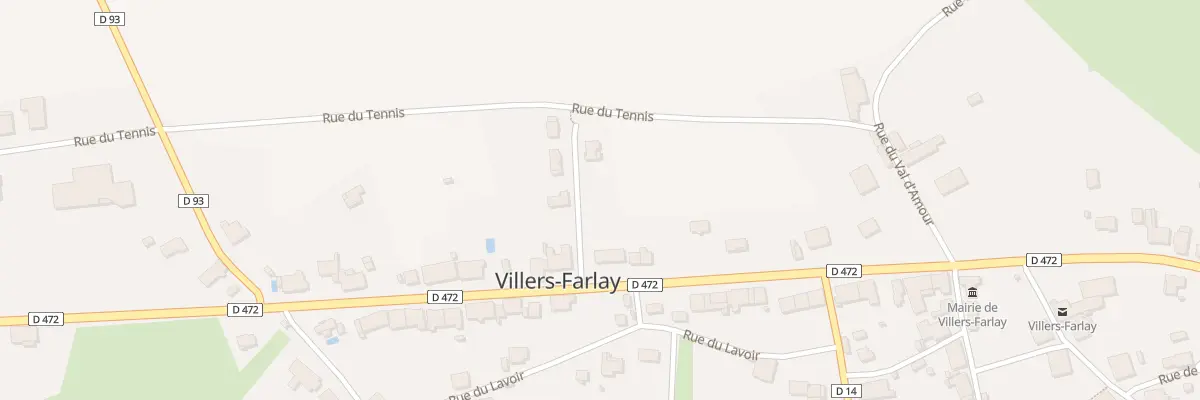 Plan du 13I Rte Louis Pasteur à Villers-Farlay