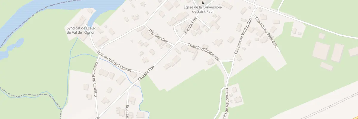 Plan du 9 Grande Rue à Courchapon