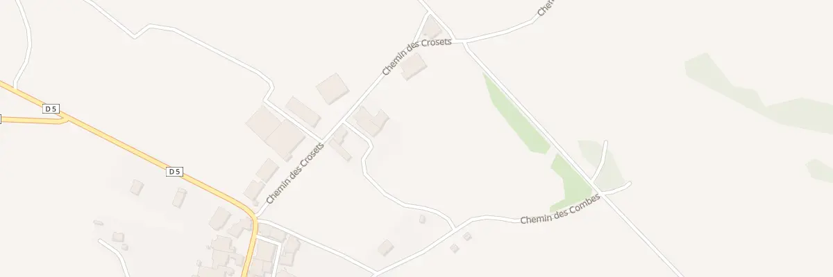 Plan du 3 Che des Crozets à Picarreau
