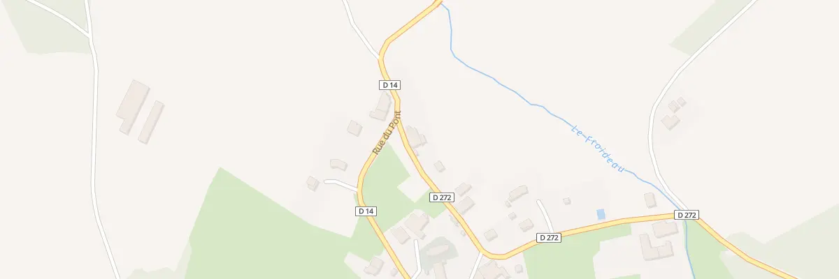 Plan du 1 Rue des Fontaines à Villeneuve-d’Aval