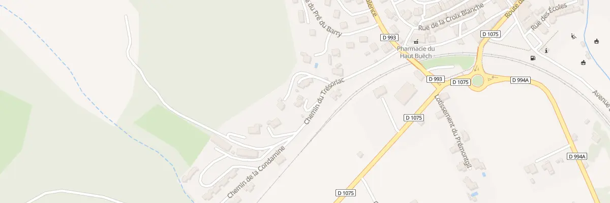 Plan du 166 Che du Trésoriac à Aspres-sur-Buëch