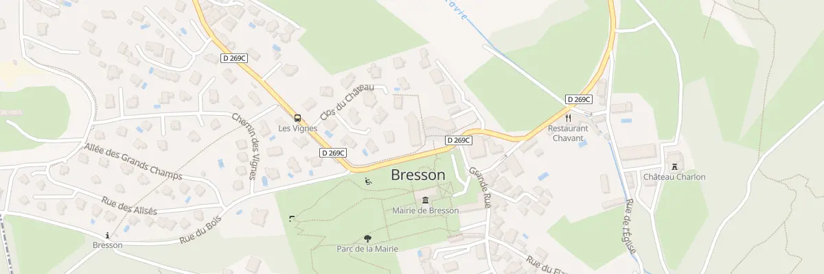 Plan du 2 Pl des Tilleuls à Bresson