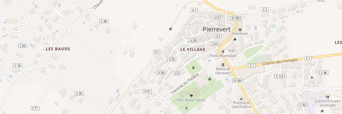 Plan du 5 Rue de la Bourgade à Pierrevert