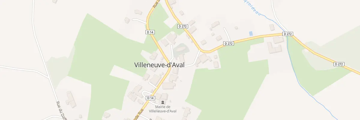 Plan du 1 Rue du Presbytère à Villeneuve-d’Aval