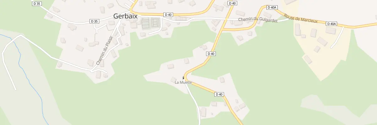 Plan du 478 Rte de Saint Pierre d’Alvey à Gerbaix