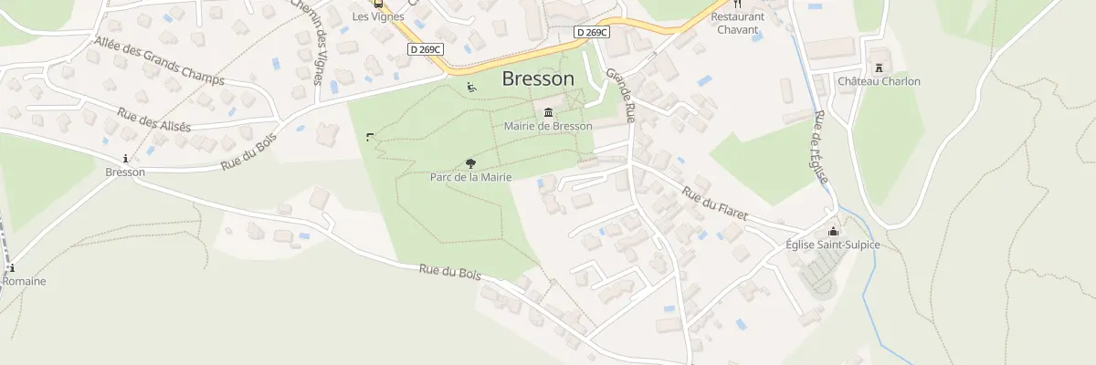 Plan du 5 Gr Grande Rue à Bresson