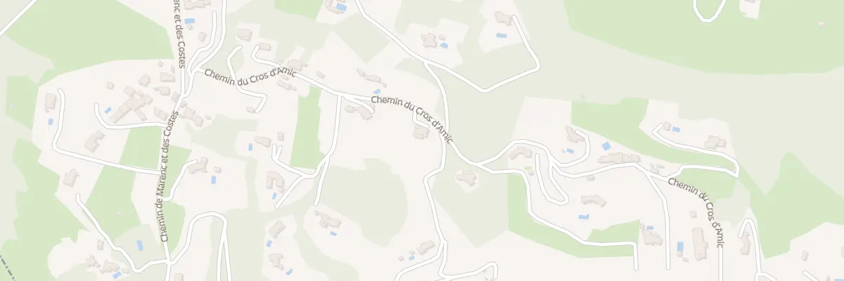 Plan du 586 Vc du Cros d’Amic à La Cadière-d’Azur