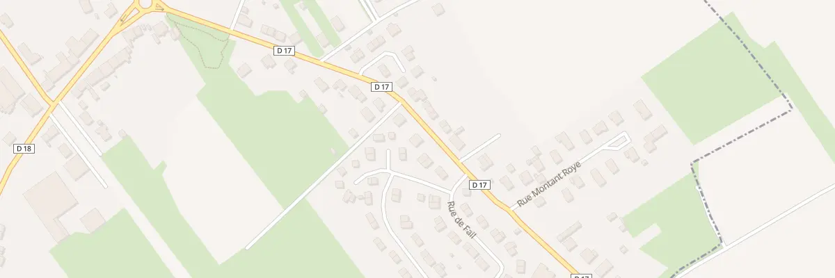 Plan du 21 Rue de Chenières à Cutry