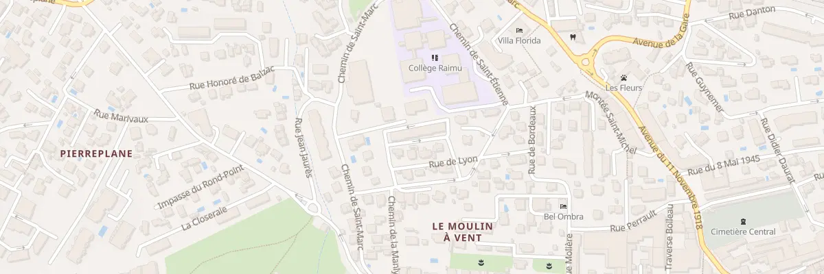 Plan du 92 Rue de Lyon à Bandol