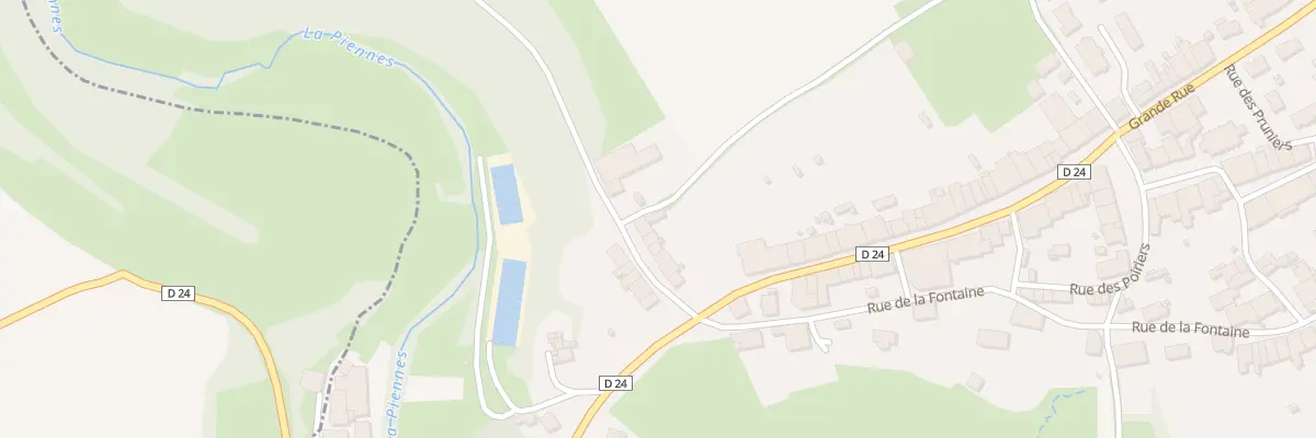 Plan du 8 Rue de la Fontenette à Mercy-le-Bas