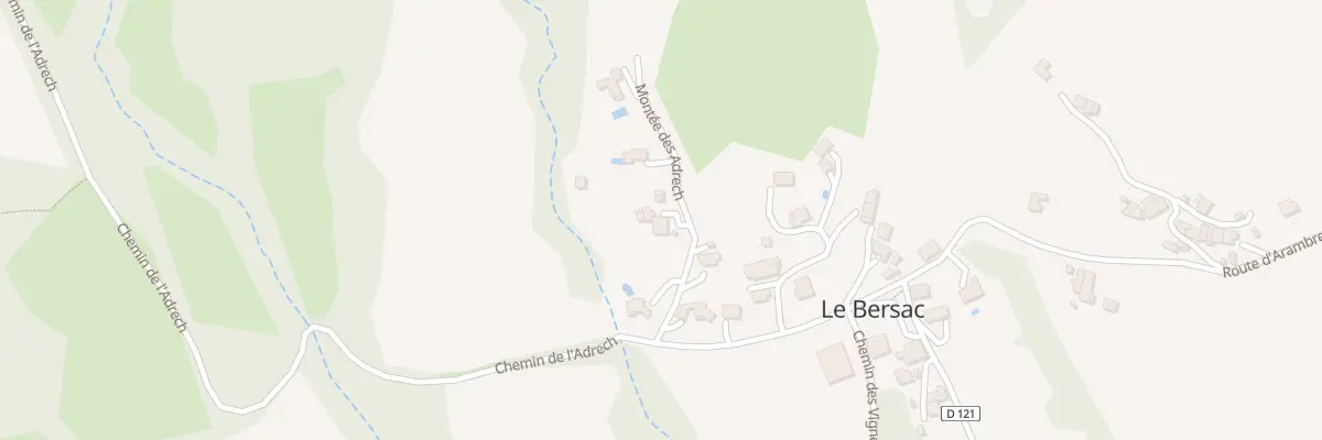Plan du 5074 Les Adrech au Bersac