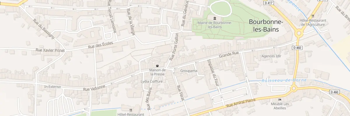 Plan du 11 Rue Porte Gallon à Bourbonne-les-Bains