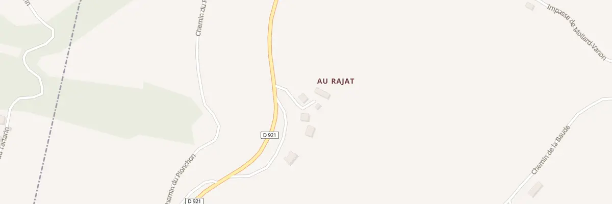 Plan du 2520 Rte du Lac d’Aiguebelette à Saint-Pierre-de-Genebroz
