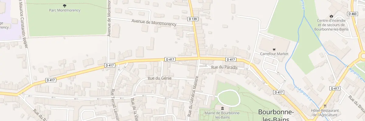 Plan du 5 Rue Athanase Renard à Bourbonne-les-Bains