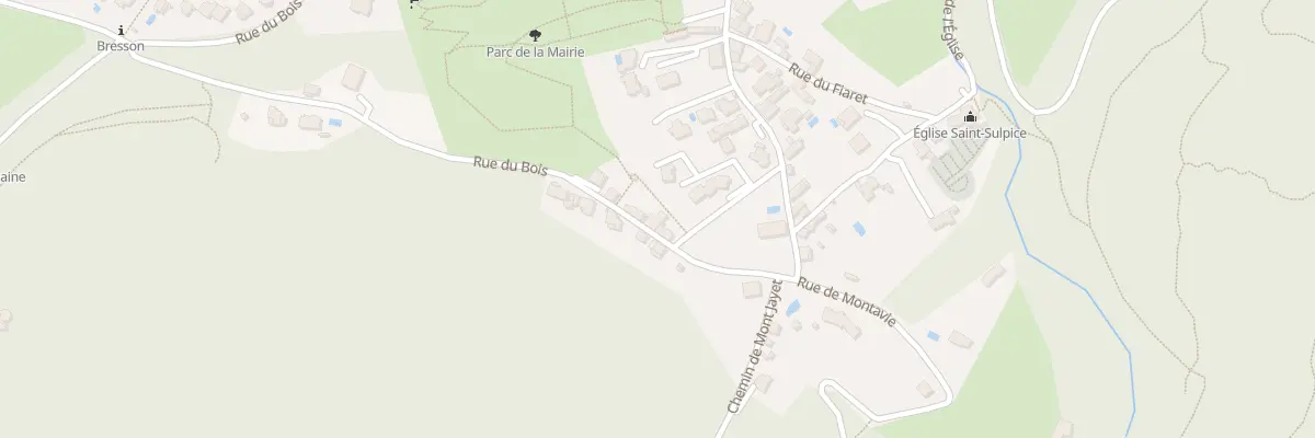 Plan du 9 Rue du Bois à Bresson