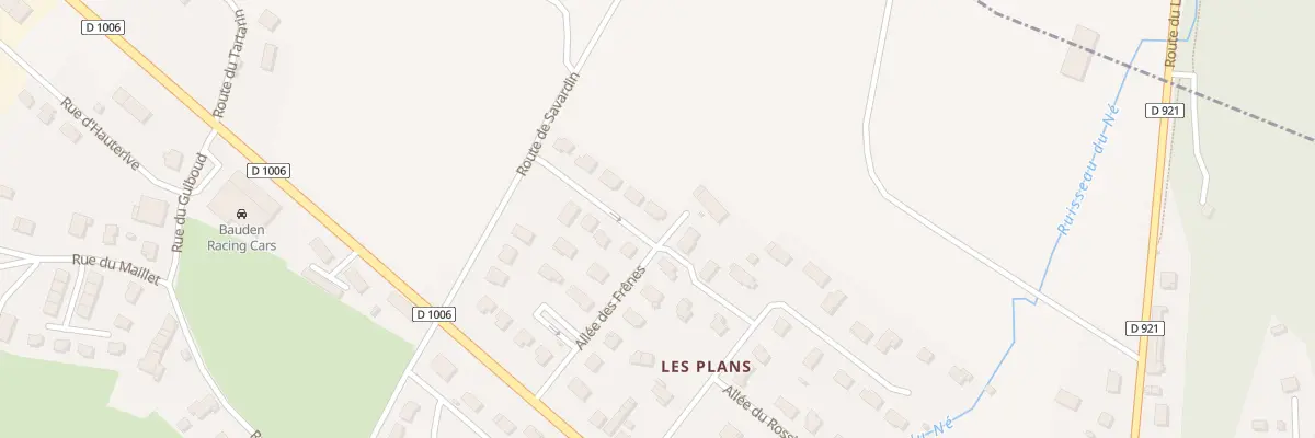 Plan du 9 All des Frênes aux Échelles
