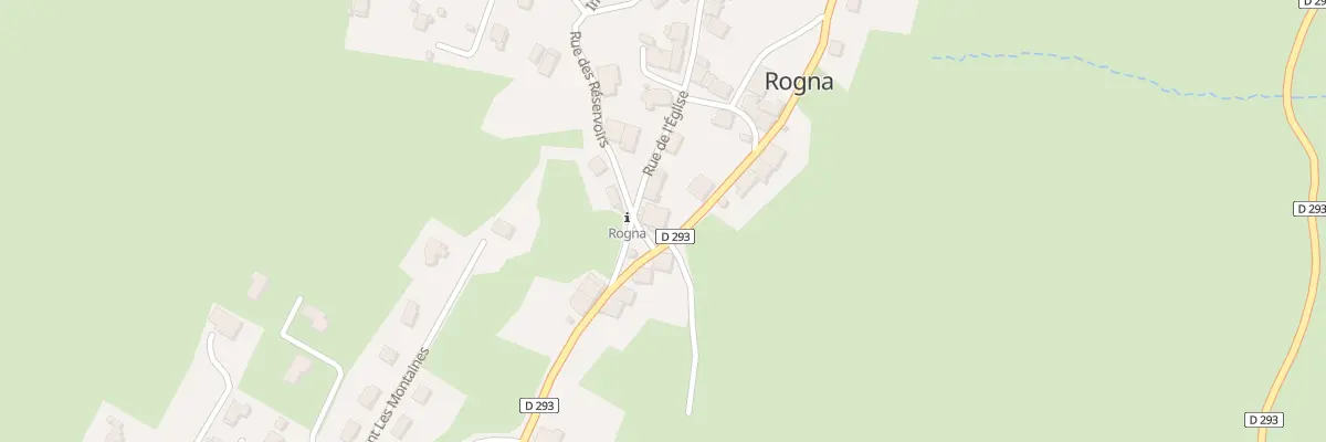 Plan du 1 Che de l’Ecole à Rogna