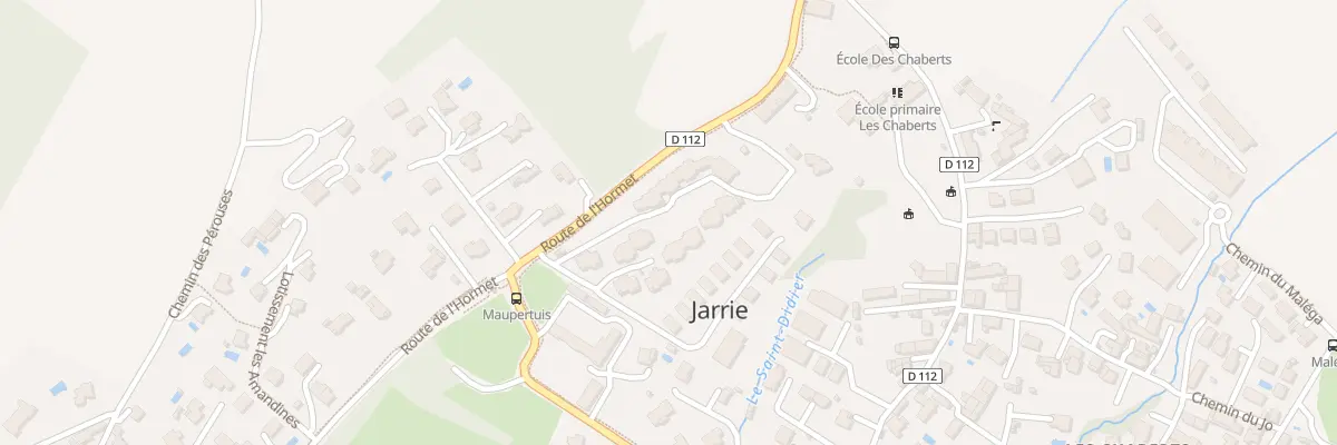 Plan du 558 Rte de l’Hormet à Jarrie