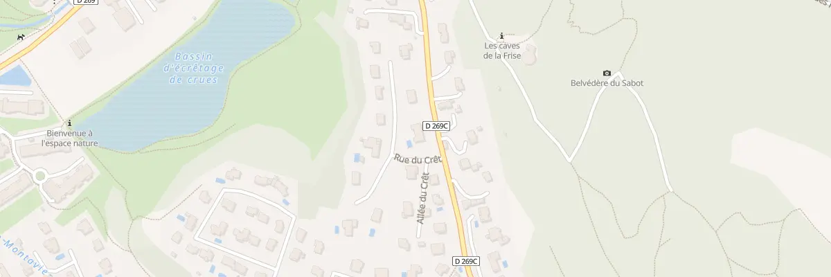 Plan du 1 Rue du Cret à Eybens