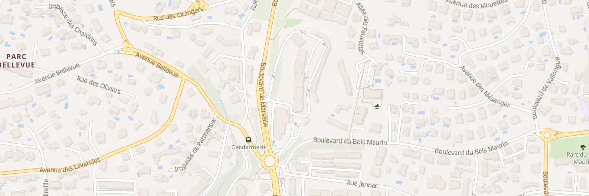 Plan du 290 Bd de Marseille à Bandol