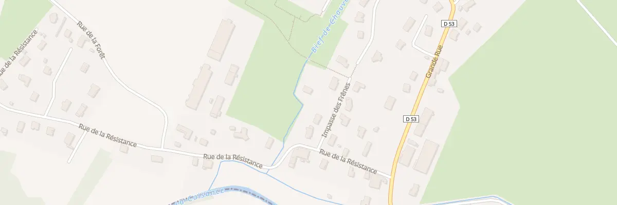 Plan du 12 Rue de la Résistance à Villette-lès-Arbois
