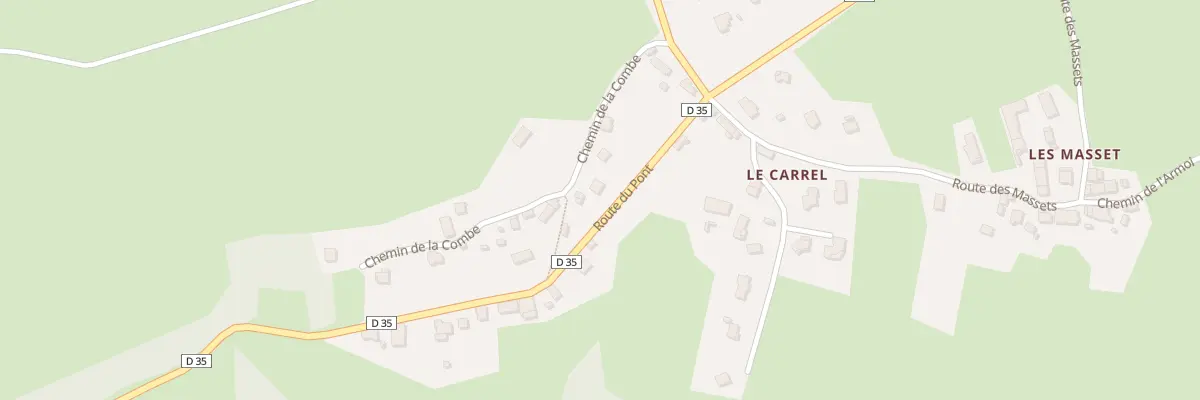 Plan du 110 Rte du Pont à Saint-Pierre-d’Alvey