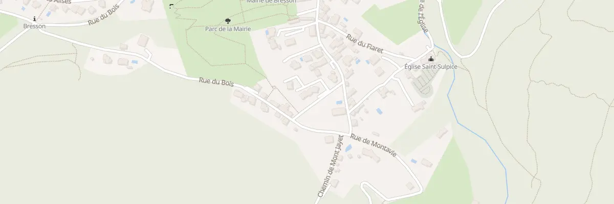 Plan du 5188 Rue de la Source à Bresson
