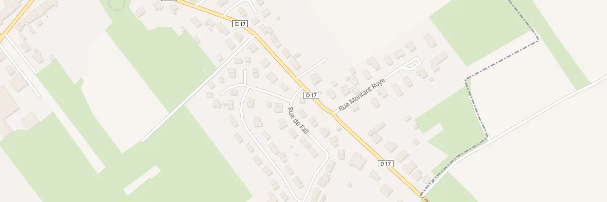 Plan du 52 Rue de Fail à Cutry