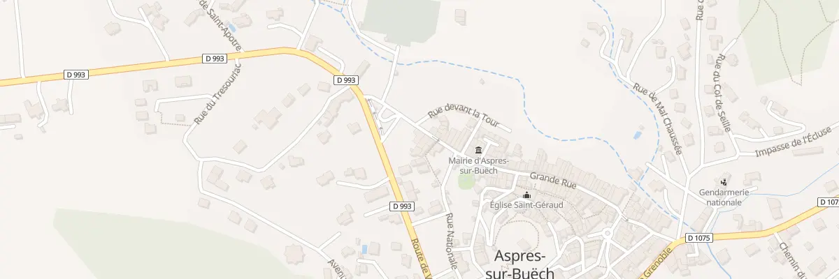 Plan du 331 Gr Grande Rue à Aspres-sur-Buëch