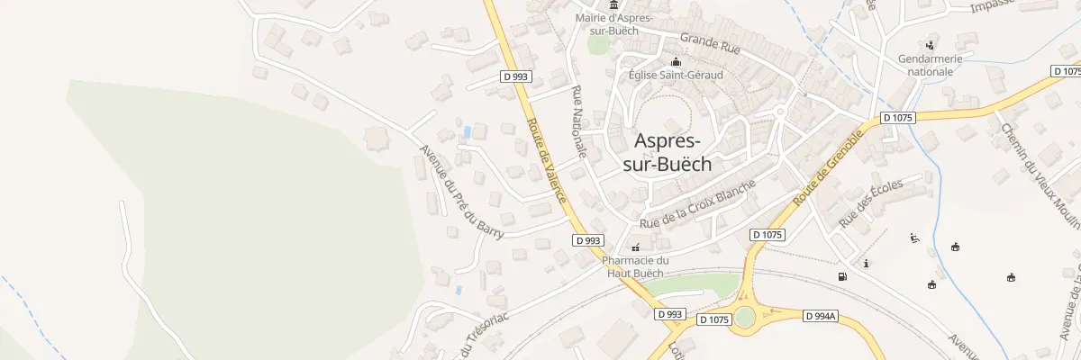 Plan du 12 Rue du 19 Mars 1962 à Aspres-sur-Buëch