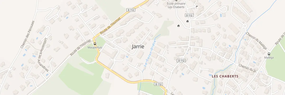 Plan du 548B Che de Maupertuis à Jarrie