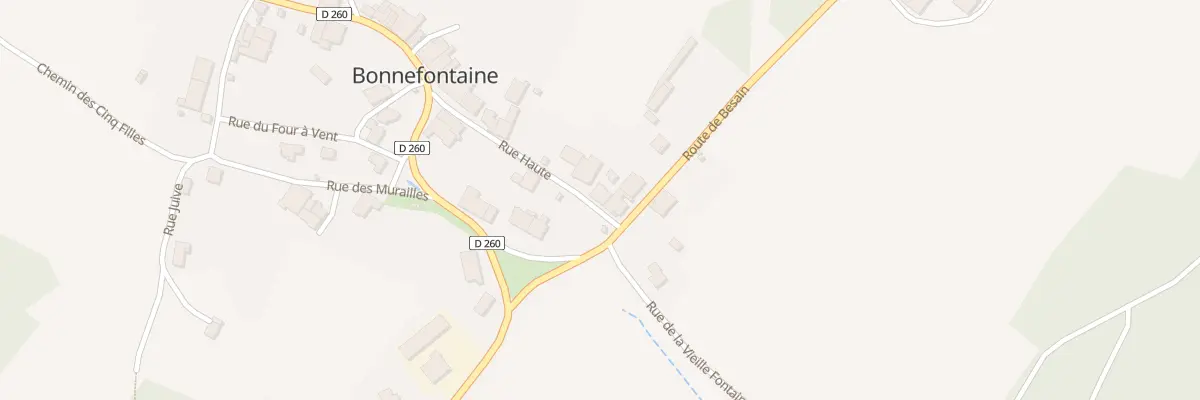 Plan du 19 Rue Haute à Bonnefontaine